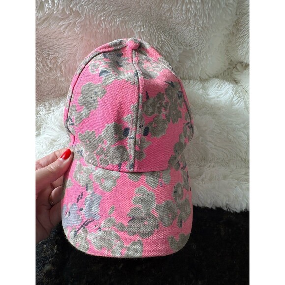 Vince Camuto Accessories - Vince Camuto Baseball Cap Womens One Size Pink Gray Floral Adjustable Hat